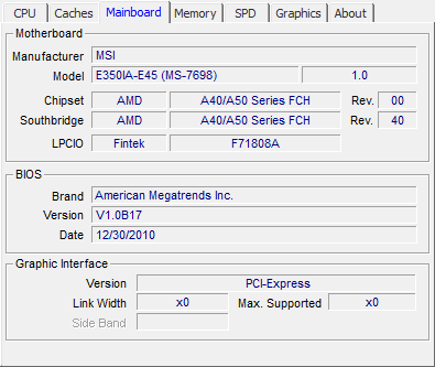 Chipset Amd A40 A50 Series Fch